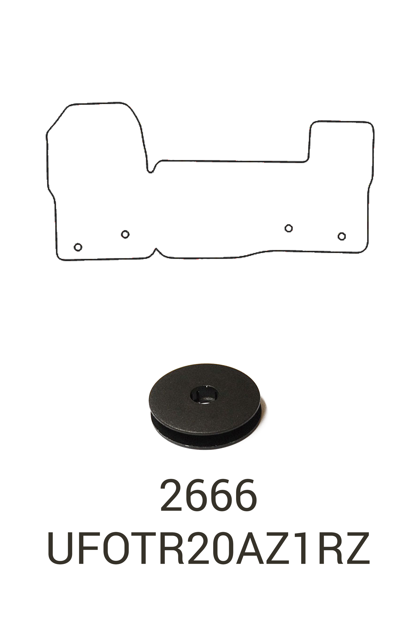 Ford Transit (2020+) - Front Rubber Mats