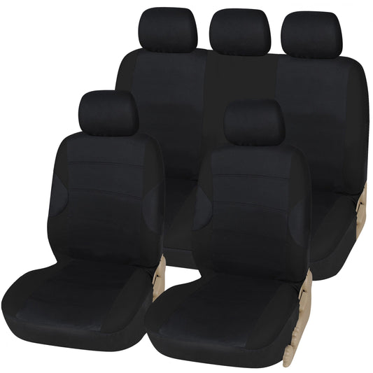 Carrera Black Car Seat Covers