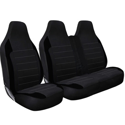 Ribbed Van Seat Covers - Polyester - 3 Seats