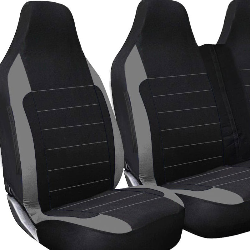 Ribbed Van Seat Covers - Polyester - 3 Seats