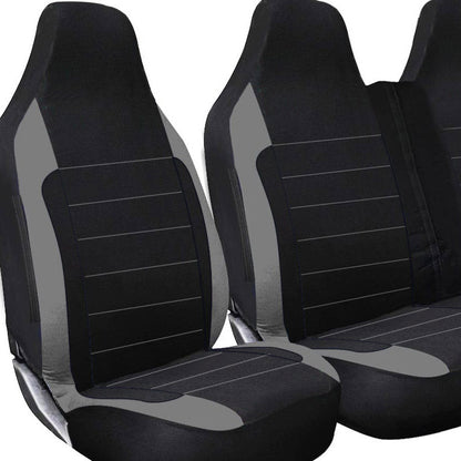 Ribbed Van Seat Covers - Polyester - 3 Seats