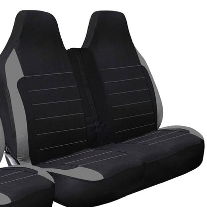 Ribbed Van Seat Covers - Polyester - 3 Seats