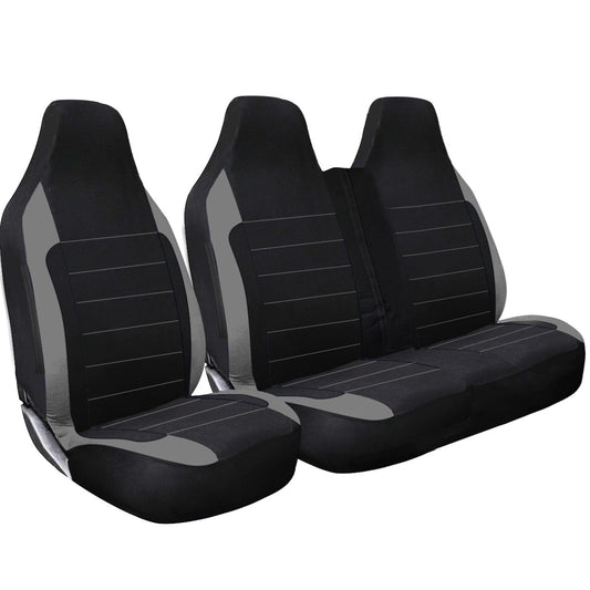 Ribbed Van Seat Covers - Polyester - 3 Seats